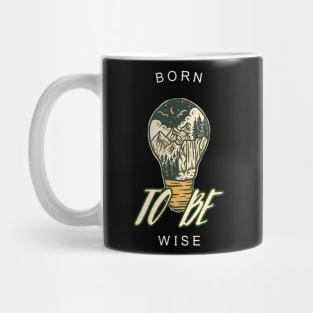 Born Wise: Nature's Trail - Hiking Adventure Under the Stars Mug
